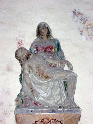 Groupe sculpté : Vierge de Pitié