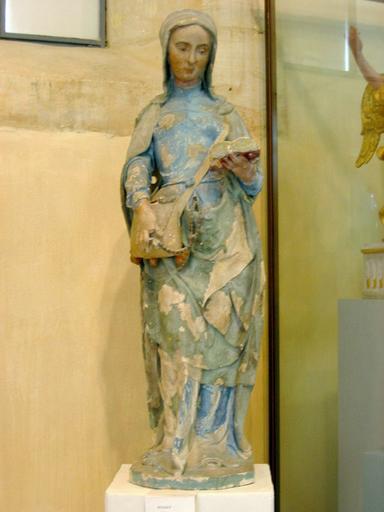 Statue : Sainte Savine (Trésor des Eglises de Brienne-le-Château), vue générale