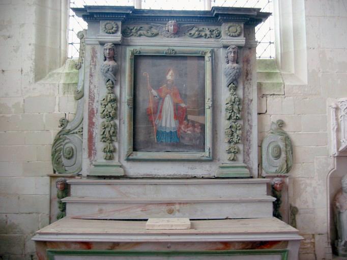 Autel et retable de saint Nicolas