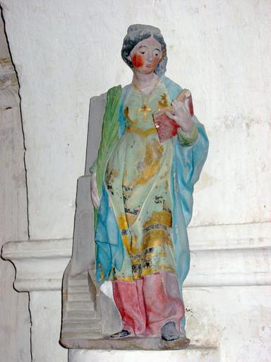 Statue : Sainte Barbe, vue générale