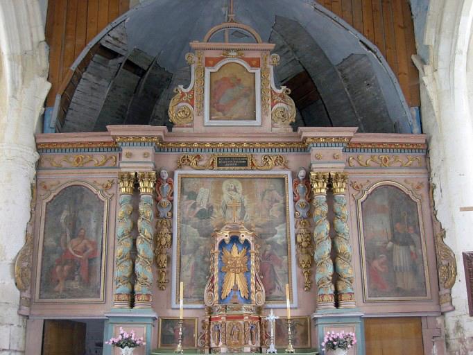 Retable et tabernacle du maître-autel