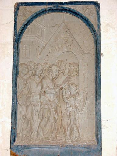 Bas-relief : Saints personnages, vue générale