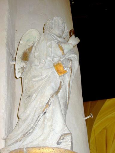 2 statues : Vierge et ange de l'Annonciation