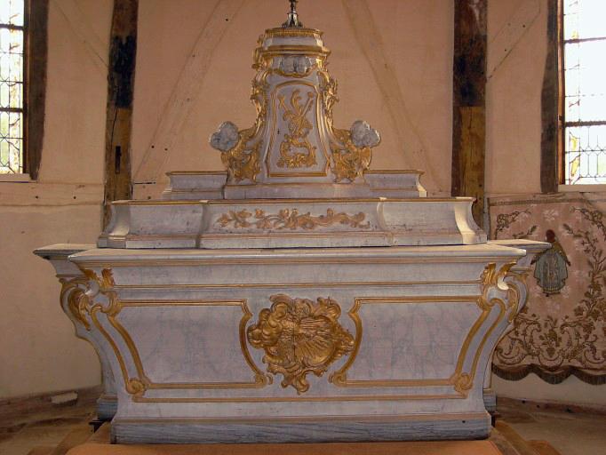 Maître-autel ; tabernacle, vue générale