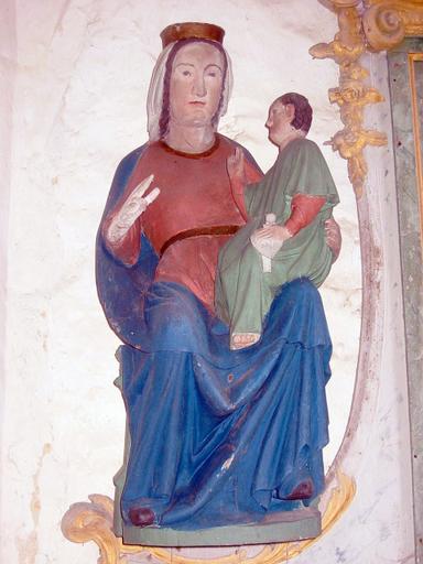 Statue : Vierge à l'Enfant, vue générale