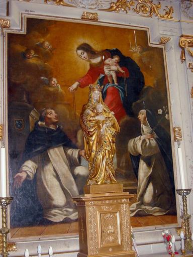 Tableau : Institution du Rosaire