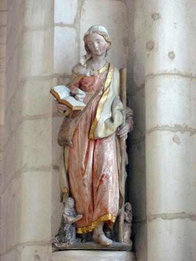 bas-côté sud, chapelle de la Vierge, entrée