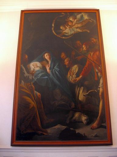 Tableau : Adoration des bergers, vue générale - © Ministère de la Culture, 2003 ; © Conseil régional de Champagne-Ardenne, 2003 ; © Conseil général de l'Aube, 2003