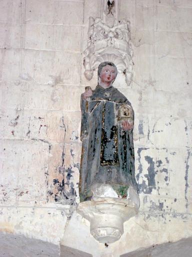 Statue : Saint abbé