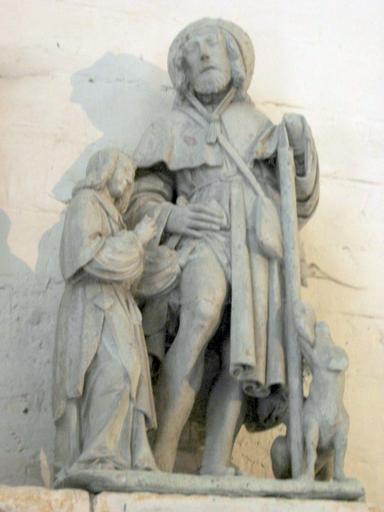 Statue : Saint Roch, vue générale