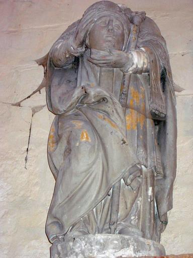 Statue : Saint Denis, vue générale : avec flash