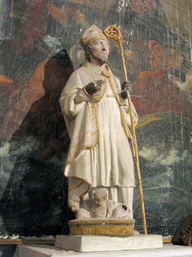 Statue : saint Nicolas, vue générale