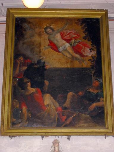 Tableau : Résurrection du Christ (déplacé à Trancault), vue générale