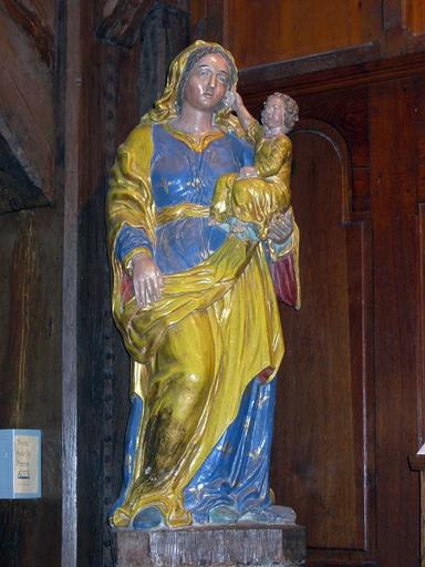 Statue : Vierge à l'Enfant, vue générale