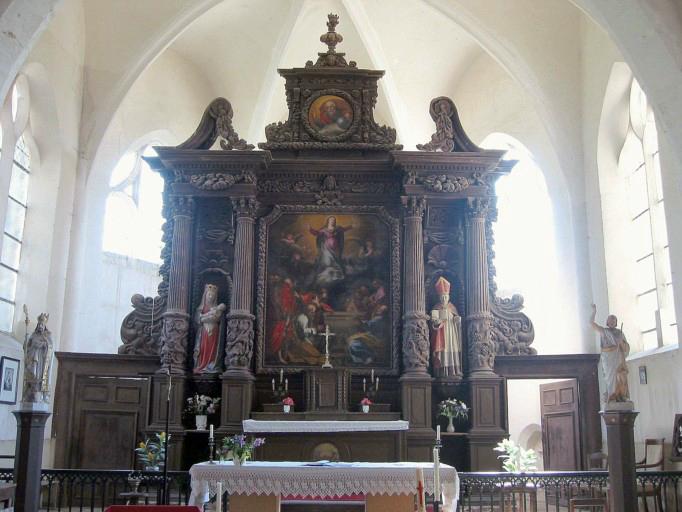 Maître-autel, tabernacle, retable