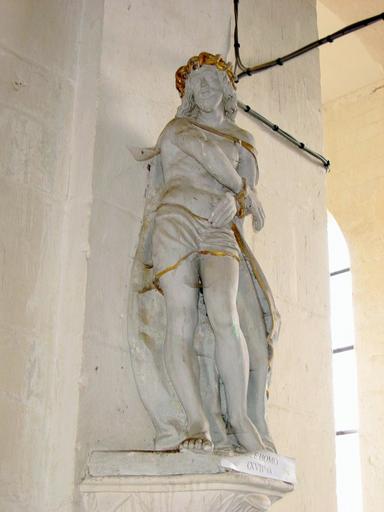 Statue : Ecce Homo, vue générale - © Ministère de la Culture, 2003 ; © Conseil régional de Champagne-Ardenne, 2003 ; © Conseil général de l'Aube, 2003