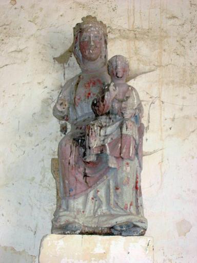 Statue : Vierge à l'Enfant, vue générale