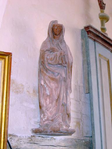 Statue : Vierge de calvaire, vue générale