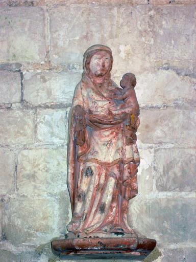 Statuette : Vierge à l'Enfant, vue générale