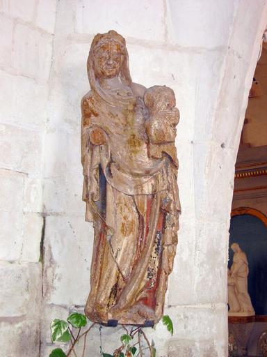 Statue : Vierge à l'Enfant, vue générale