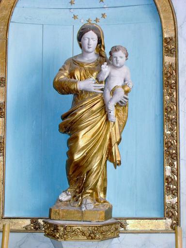 Statue : Vierge à l'Enfant, vue générale