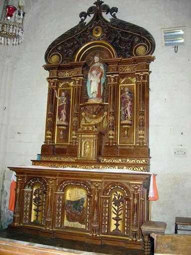 2 retables, 2 autels et tabernacles