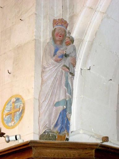 Statue : Vierge à l'Enfant, vue générale