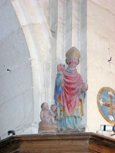 Groupe sculpté : Saint Nicolas