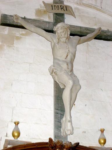 Calvaire (statues) : Christ, la Vierge et saint Jean