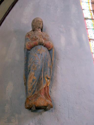 Statue (petite nature) : Vierge, vue générale