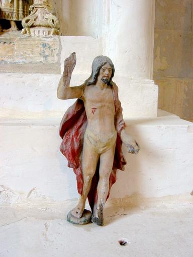 Statuette : Christ ressuscité, vue générale