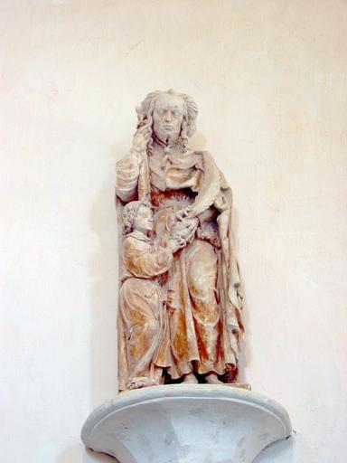 Groupe sculpté : Saint Joseph et l'Enfant Jésus, vue générale