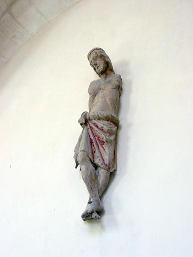 Statue : Christ, vue générale - © Ministère de la Culture, 2003 ; © Conseil régional de Champagne-Ardenne, 2003 ; © Conseil général de l'Aube, 2003