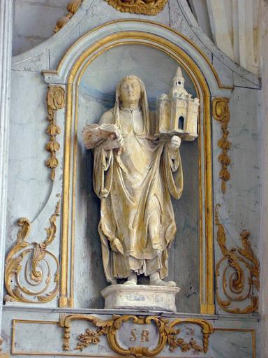 Statue-reliquaire : Saint Robert, vue générale