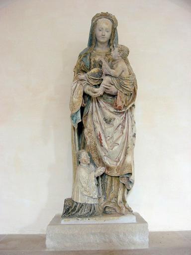 Statue : Vierge à l'Enfant, vue générale