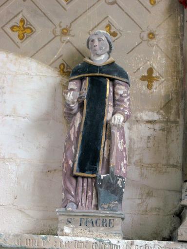 Statue : Saint Fiacre, vue générale