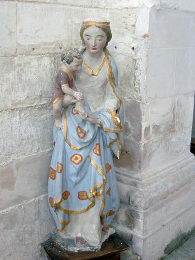 Statue : Vierge à l'Enfant, vue générale
