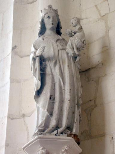 Statue : Vierge à l'Enfant, vue générale