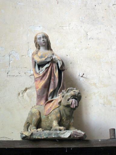 Statuette : Sainte Marguerite, vue générale