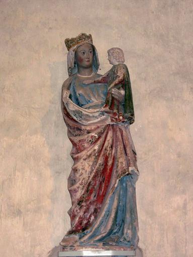 Statue : Vierge à l'Enfant, vue générale