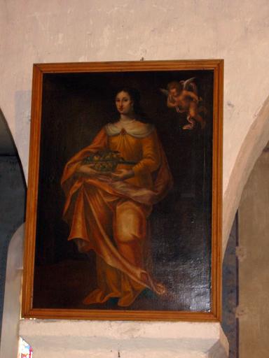 Tableaux (4) : Sainte Catherine, sainte Marguerite, deux saintes, vue générale