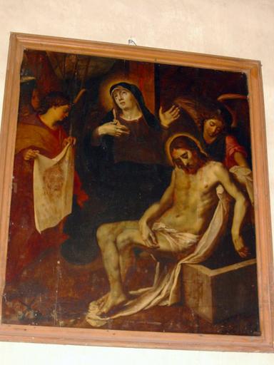 Tableau : Mise au tombeau, vue générale