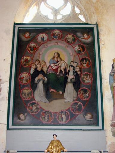 Tableau : Institution du Rosaire