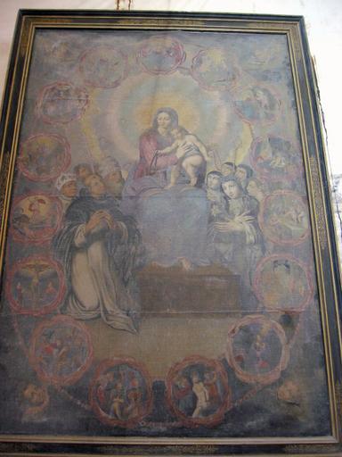 Tableau : Institution du Rosaire