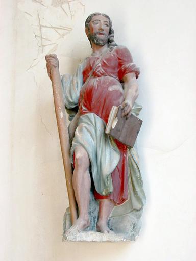 Statues (2) : Saint Matthieu, saint Jacques le Mineur, vue générale