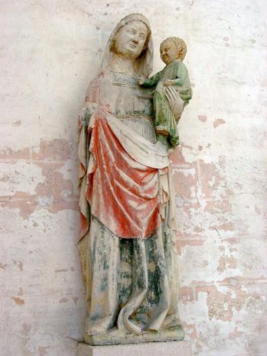 Statue : Vierge à l'Enfant, vue générale