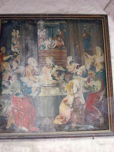 Tableau : Cène, vue générale