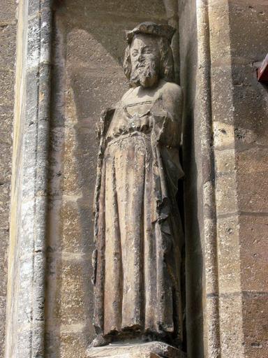 Statue : Saint Jacques le Majeur en pèlerin (?), vue générale