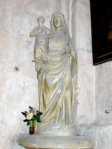 Statue : Vierge à l'Enfant, vue générale