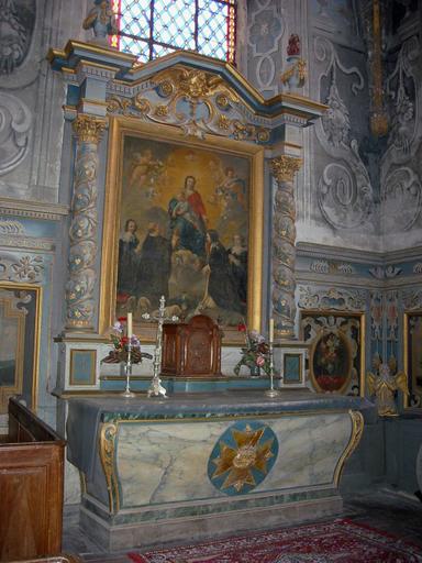 Retable de la chapelle du Rosaire